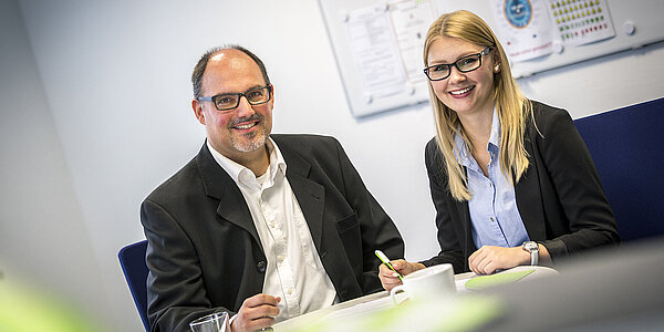Unterhaltung im Bewerbungsgespräch